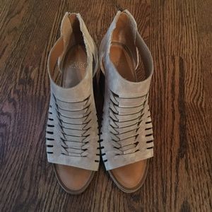 Franco Sarto heeled peep toe sandals